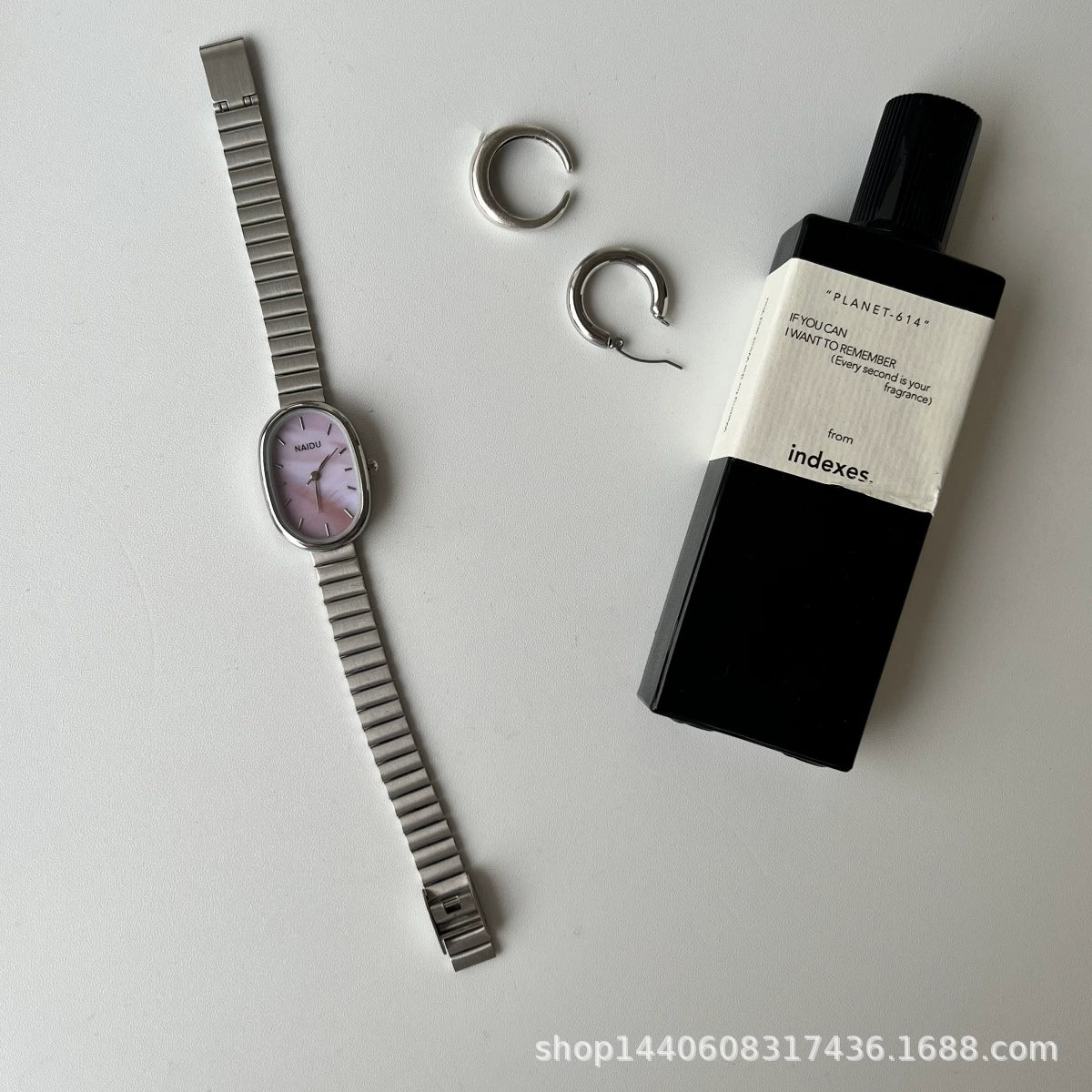 Oval Bamboo And Metal Steel Band Quartz Watch For Female Students Leisure Style Alloy Case Ordinary Glass Mirror - Image 10