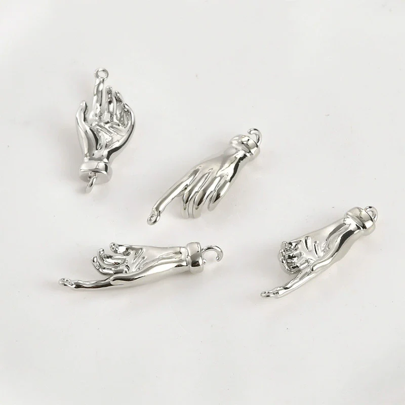 Palm Connection Pendant Jewelry Accessories Copper 14K Plating - Image 7