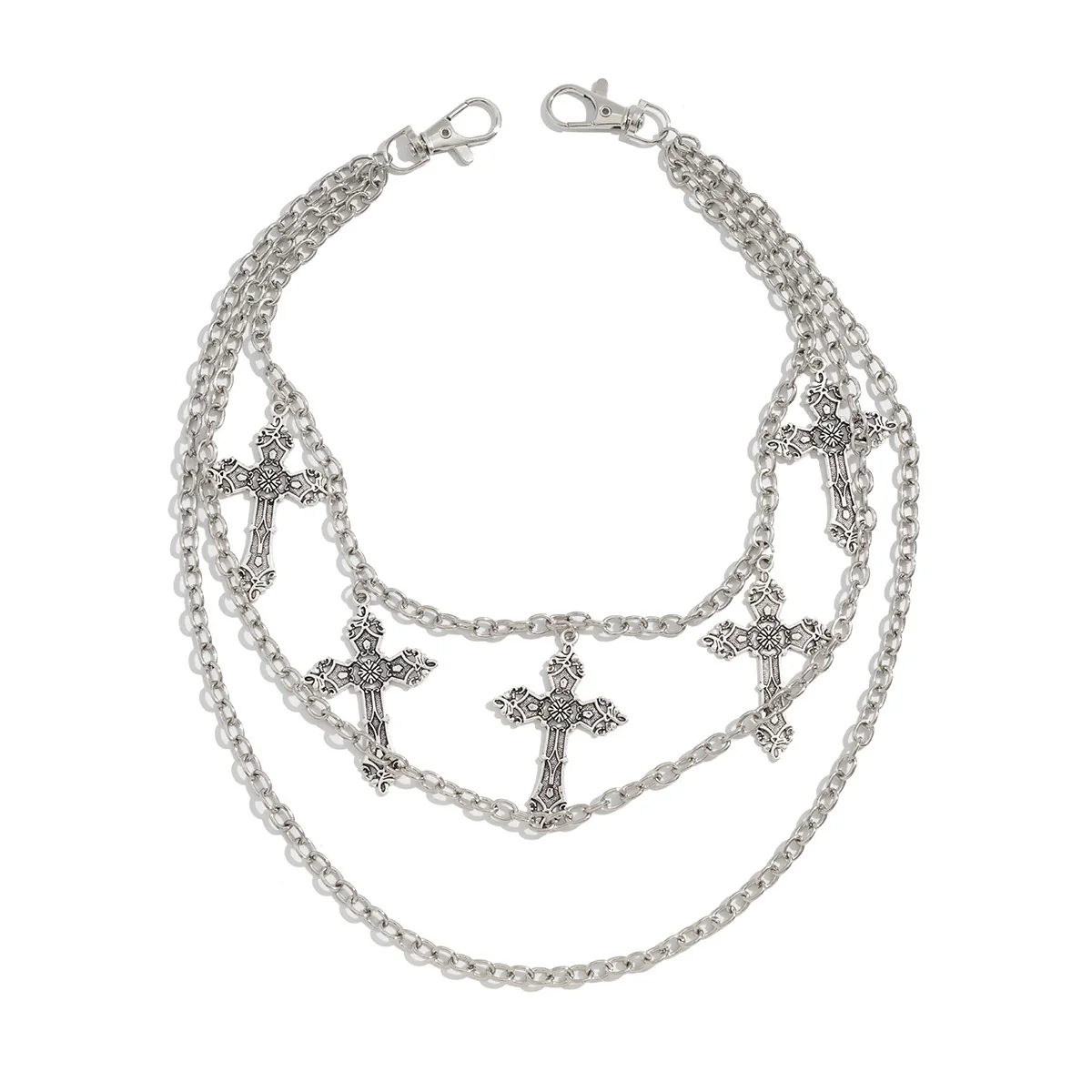 Pants Chain Alloy Minimalist Multilayer Chain Boys' Fashion Jeans Accessories - Image 5