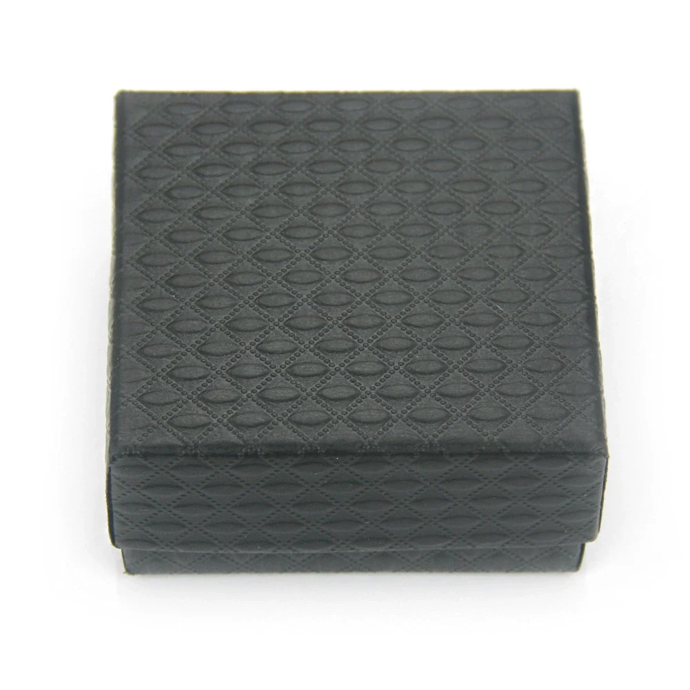 Paper Jewelry Box For Necklace And Bracelet With Stripes Pattern