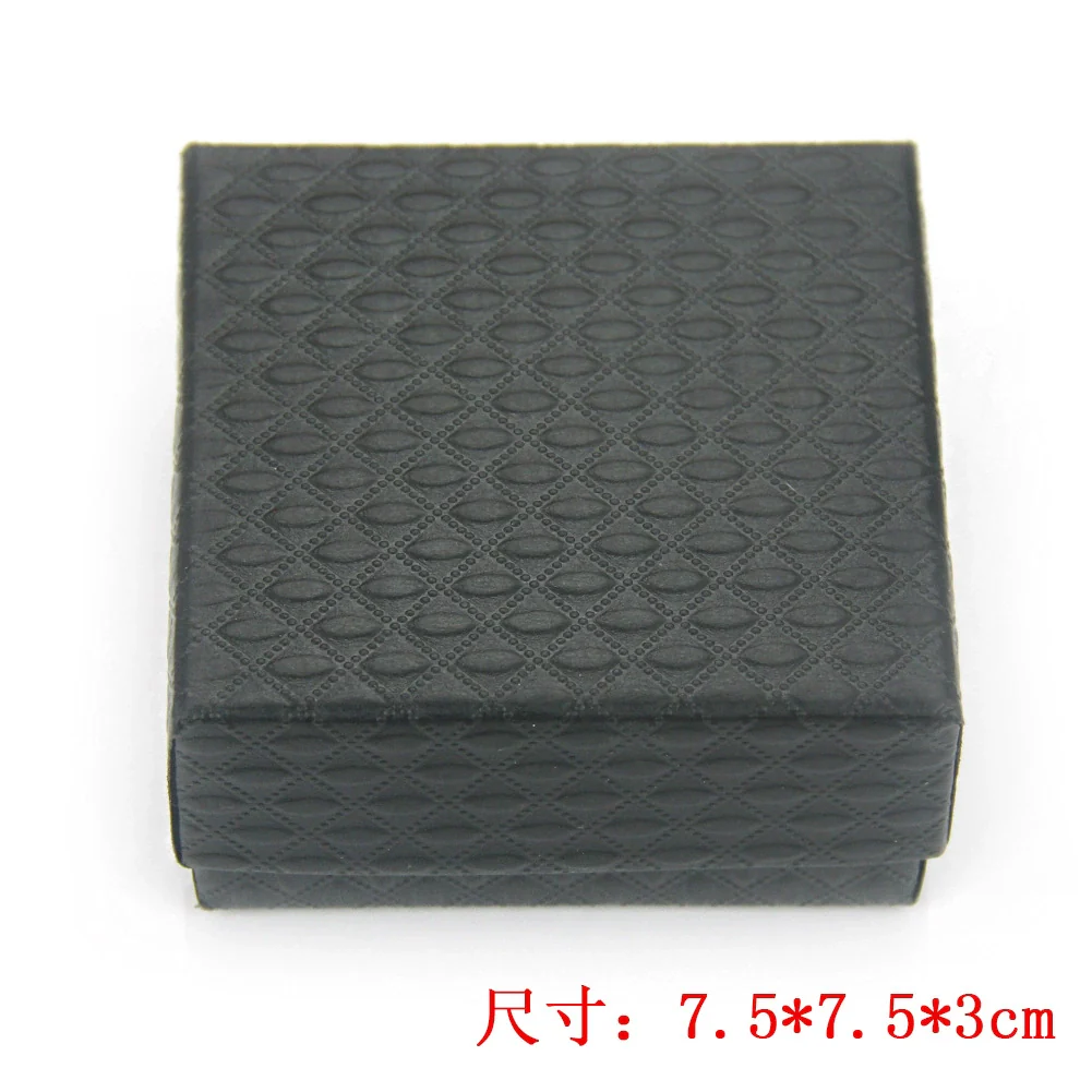 Paper Jewelry Box For Necklace And Bracelet With Stripes Pattern - Image 6