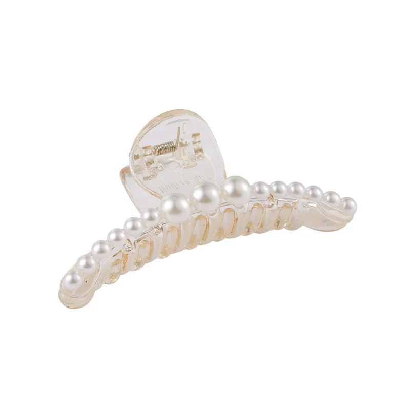 Pearl Clip Headwear Acrylic Geometric Women's Electroplating Hair Jewelry - Image 5