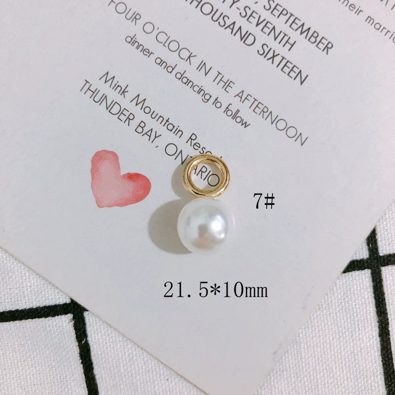 Pearl Rhinestone Metal Electroplated Pendant Crown Bow Earrings Necklace Accessories Handmade - Image 11