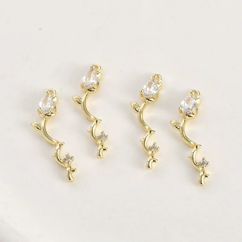 Pendant Jewelry Accessories Copper Inlaid Zircon Electroplated - Image 12