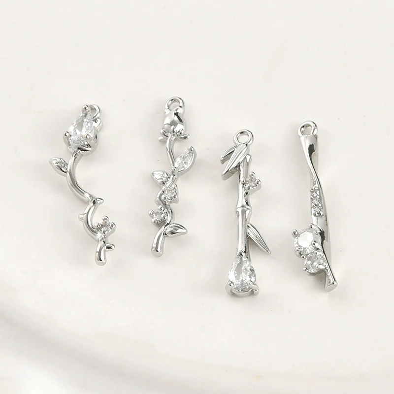 Pendant Jewelry Accessories Copper Inlaid Zircon Electroplated - Image 4