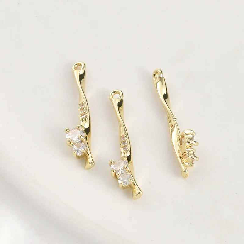 Pendant Jewelry Accessories Copper Inlaid Zircon Electroplated - Image 6
