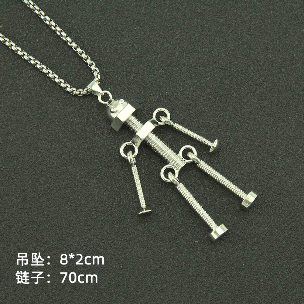 Pendant Necklace Alloy Animals Zodiac Electroplating Hipster Street Punk Style Clothing Accessories For Men And Women - Image 23
