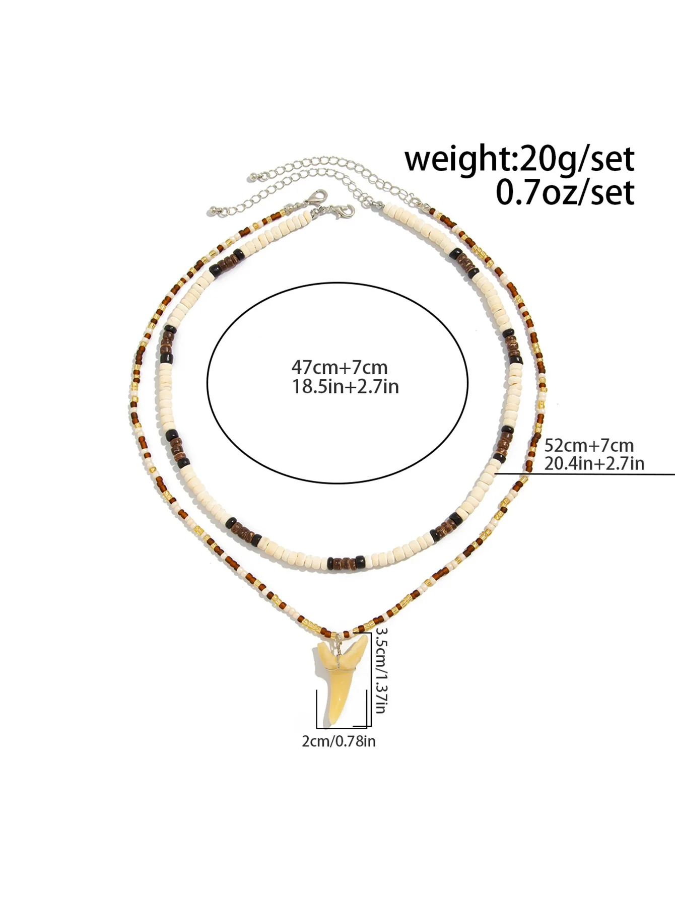 Pendant Necklace Alloy Plastic Geometric Handmade For Men - Image 6
