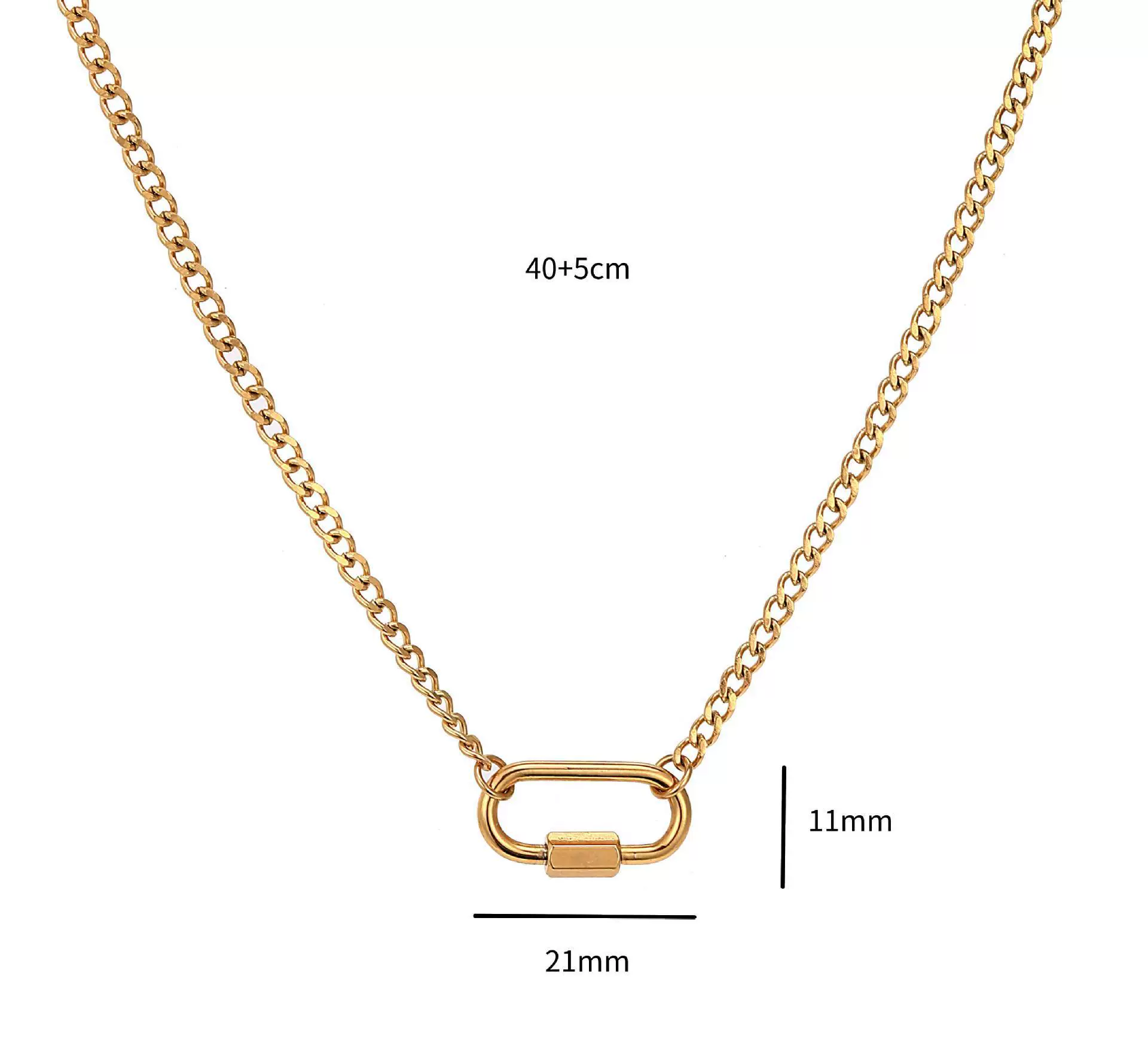 Pendant Necklace Copper Animal Pattern Vacuum Plated 18K Gold Color For Women - Image 41