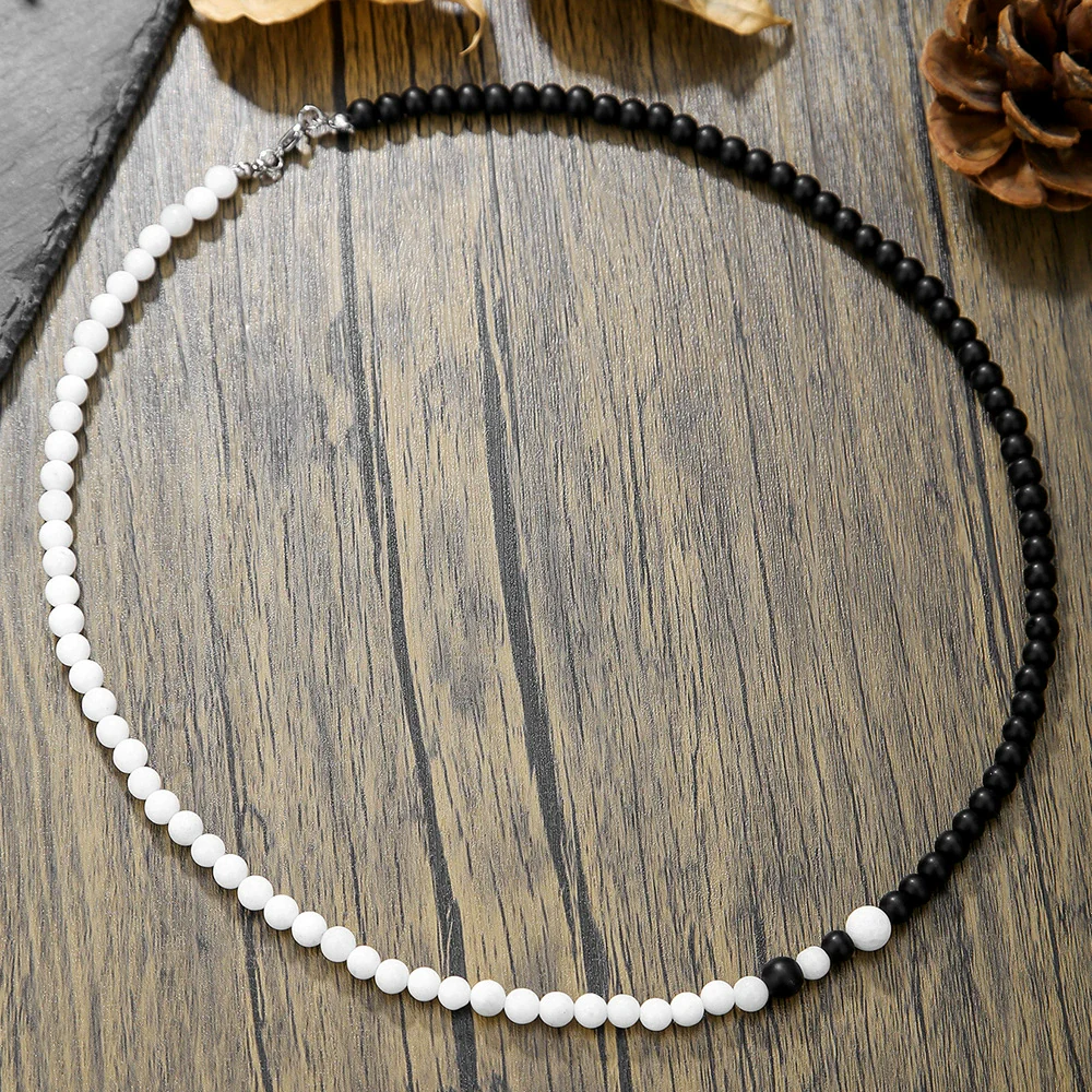 Pendant Necklace Gothic Rivet Acrylic Alloy Geometric Handmade Multistrand O Word Chain Unisex - Image 11