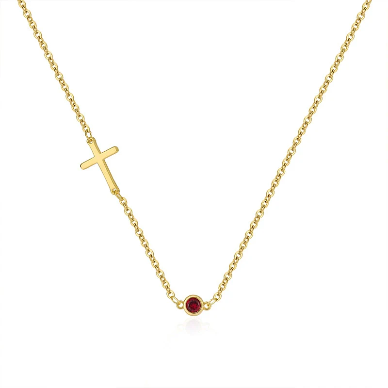 Pendant Necklace Jewelry Copper Plated With Real Gold Geometric Style Electroplating - Image 5