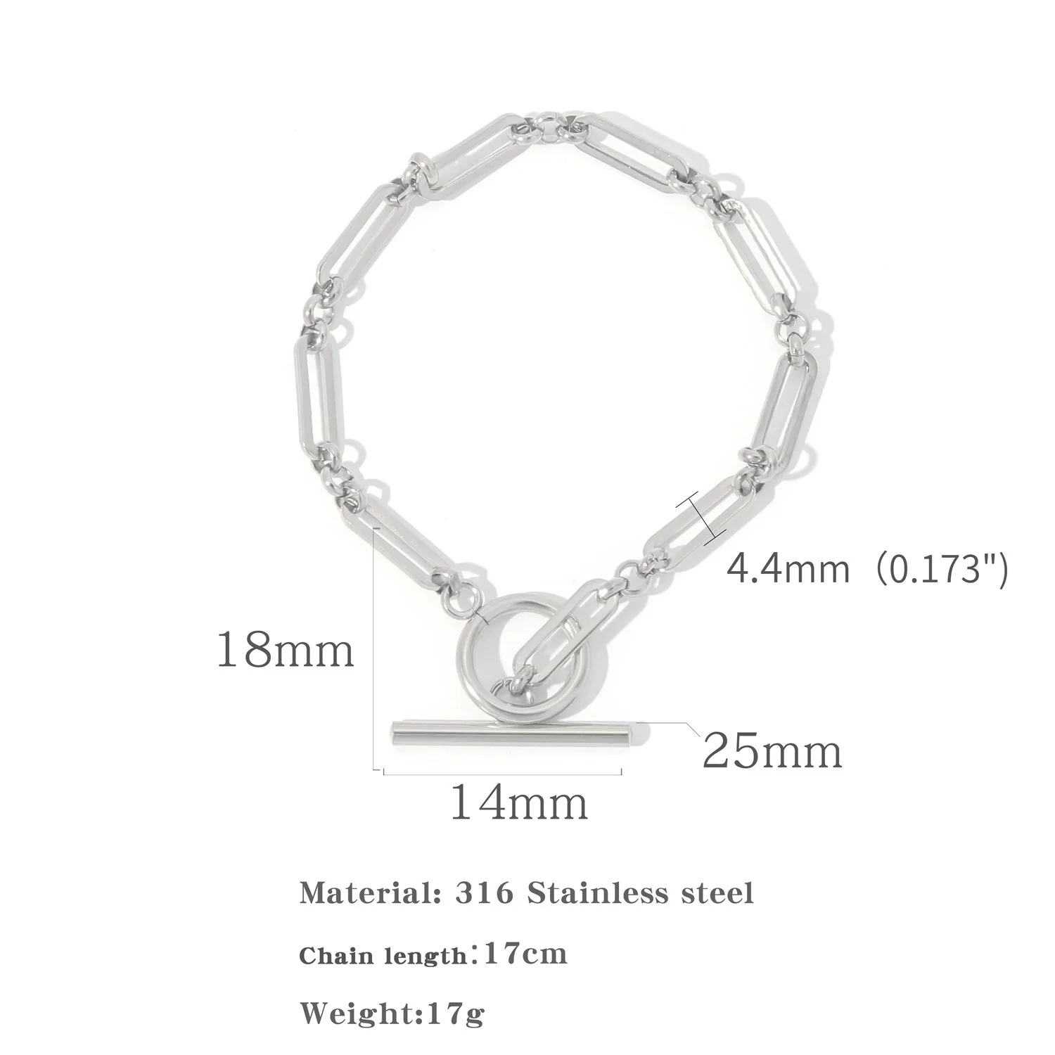 Pendant Necklace Stainless Steel Ochain Electroplating Small Steel Ball Buckle Design - Image 7