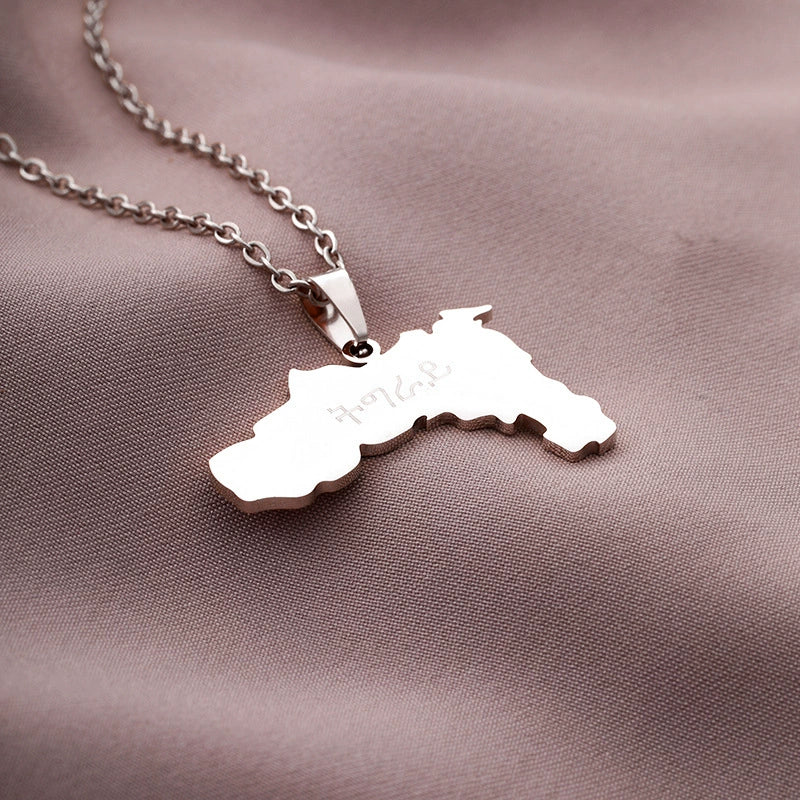 Pendant Necklace Stainless Steel Titanium Steel Geometric Electroplating Unisex - Image 6