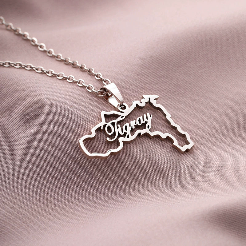 Pendant Necklace Stainless Steel Titanium Steel Geometric Electroplating Unisex - Image 7