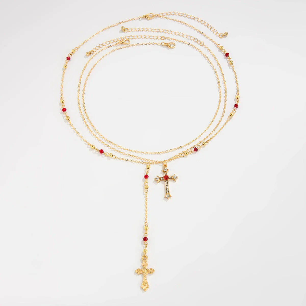 Pendant Necklace Women Hiphop Style Geometric Zinc Alloy Iron Electroplated - Image 8