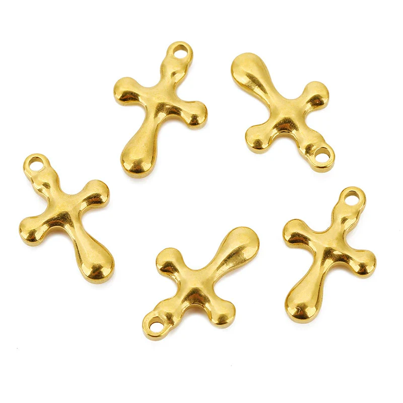 Pendant Stainless Steel Oil Pressure Cross Necklace Accessories - Image 6