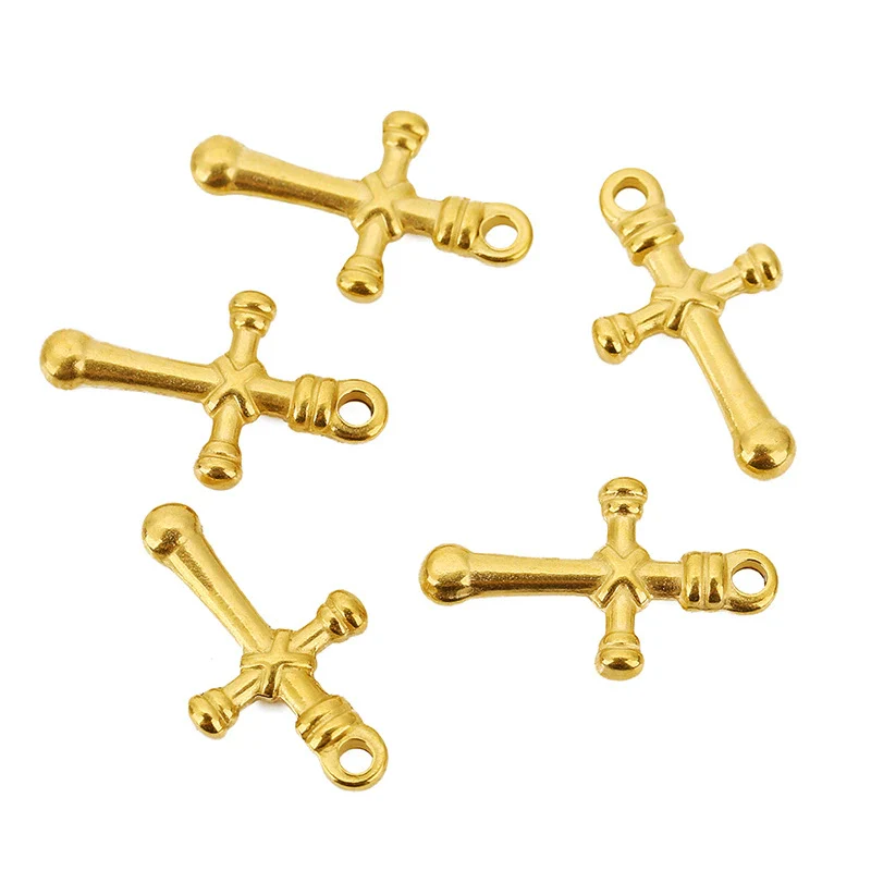 Pendant Stainless Steel Oil Pressure Cross Necklace Accessories - Image 8