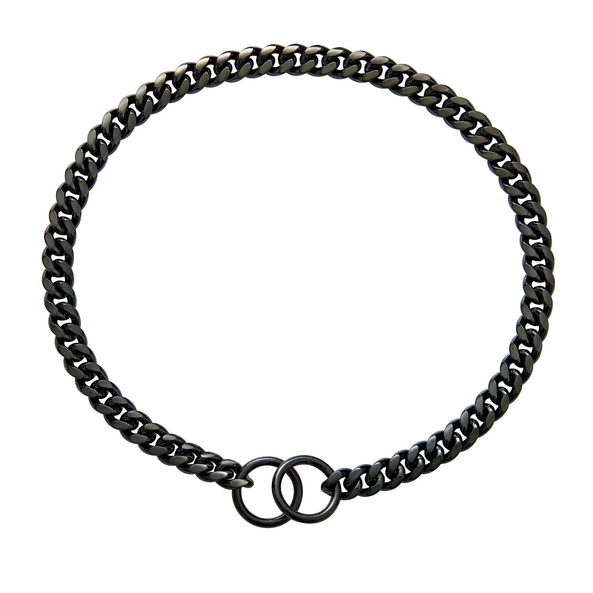 Pet Dog And Cat Chain Titanium Steel Cuban Chain With Encrypted Chain And Polished Vacuum Plating - Image 4