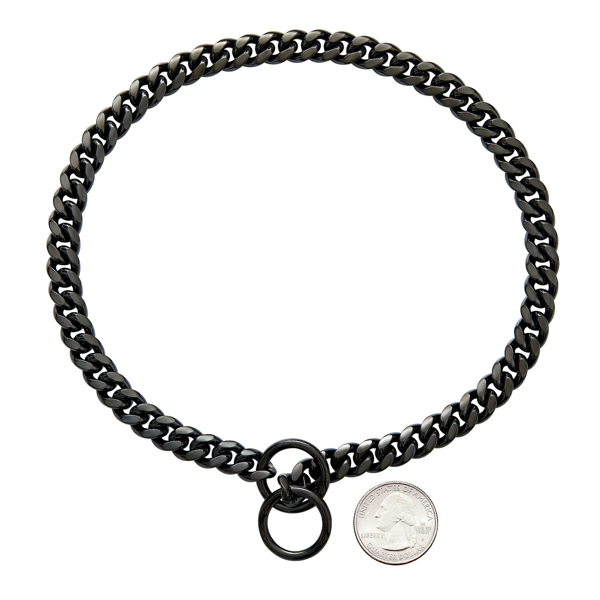 Pet Dog And Cat Chain Titanium Steel Cuban Chain With Encrypted Chain And Polished Vacuum Plating - Image 7