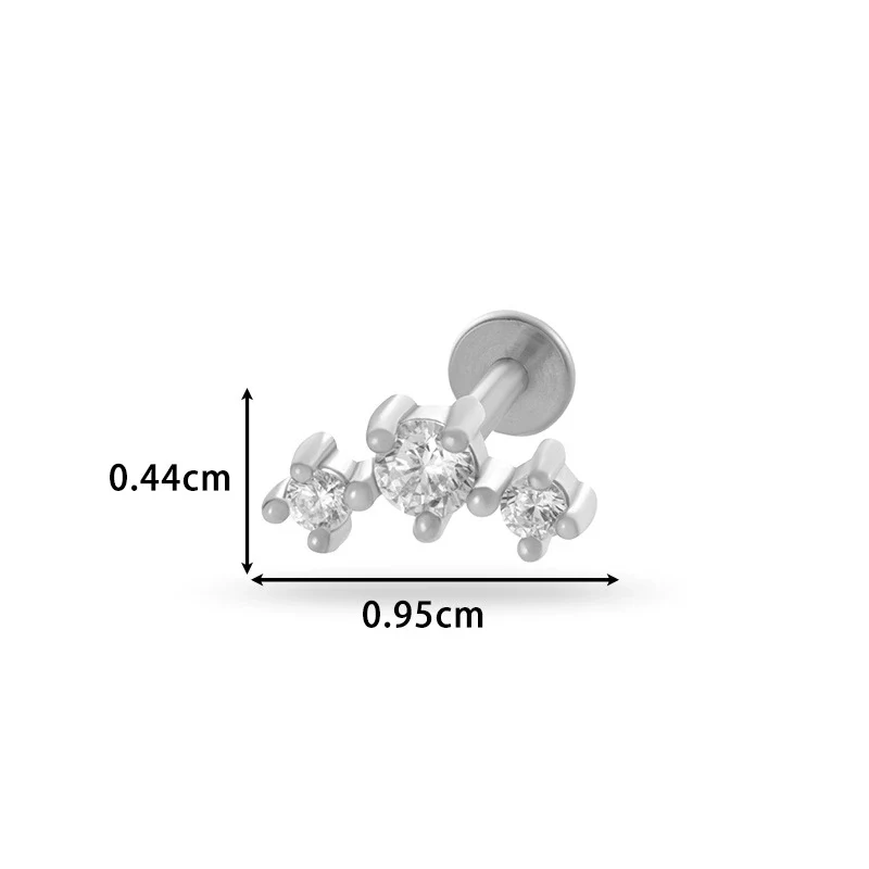 Piercing Jewelry Stainless Steel Flower Butterfly Electroplated For Women - Image 22