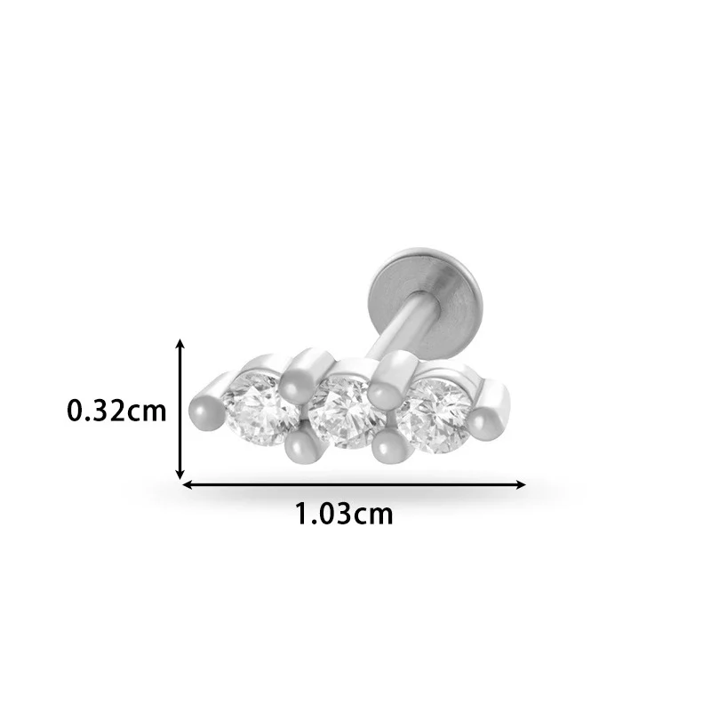 Piercing Jewelry Stainless Steel Flower Butterfly Electroplated For Women - Image 24