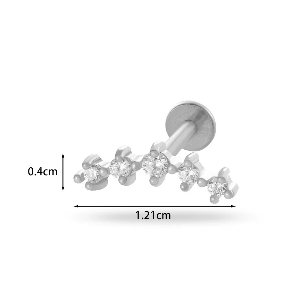Piercing Jewelry Stainless Steel Flower Butterfly Electroplated For Women - Image 28