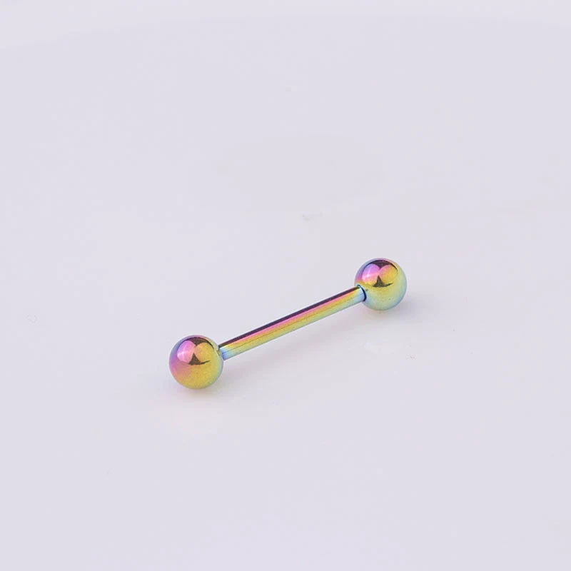 Piercing Jewelry Stainless Steel Geometric Electroplating Tongue Rings Nipple Rings Unisex - Image 5