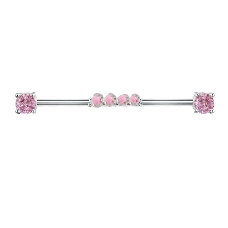 Piercing Jewelry Titanium Steel Heart Bow Star Electroplated Unisex Allmatch - Image 7