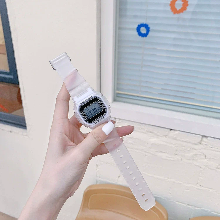 Plastic And Silicone Unicorn Square Electronic Watch For General Gender Leisure Style - Image 6