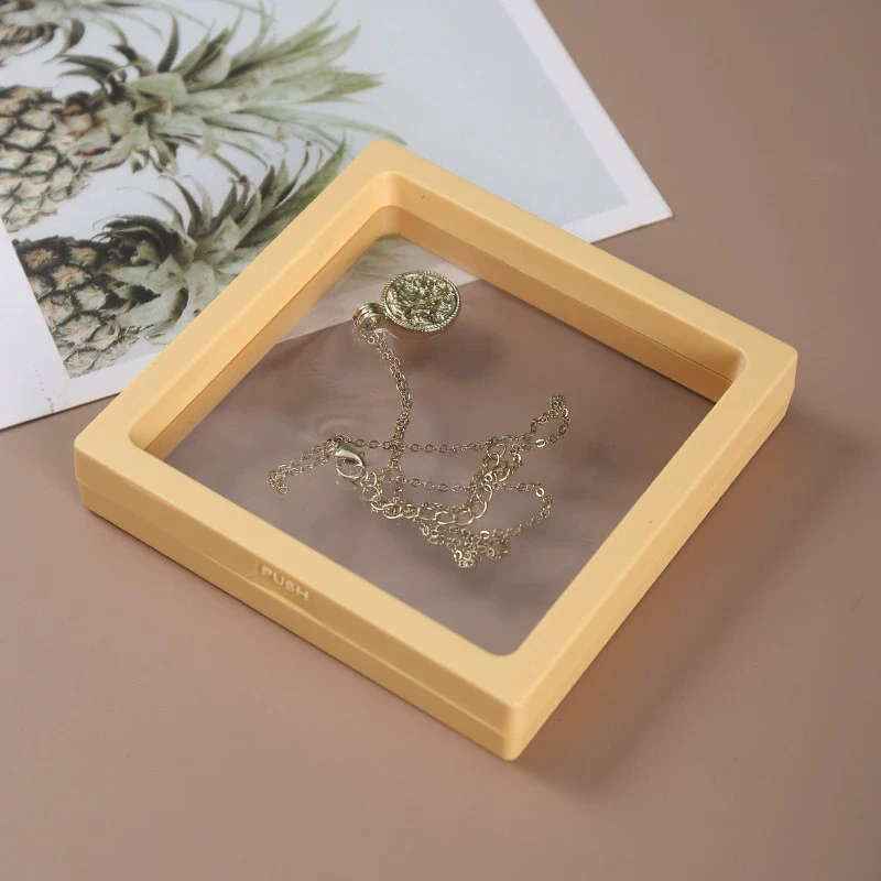 Plastic Jewelry Display And Storage Box For Bracelets With Transparent Elastic Plastic Suspension Packaging - Image 5