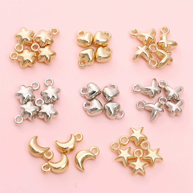 Plastic Love Fivepointed Star Butterfly Beaded Handmade Jewelry Accessories Ccb Material