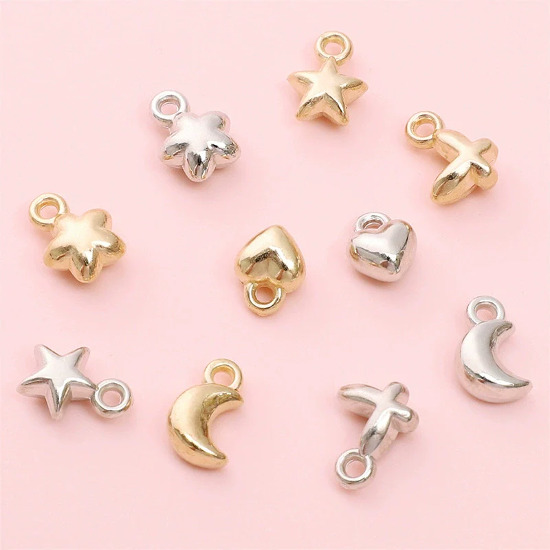 Plastic Love Fivepointed Star Butterfly Beaded Handmade Jewelry Accessories Ccb Material - Image 4