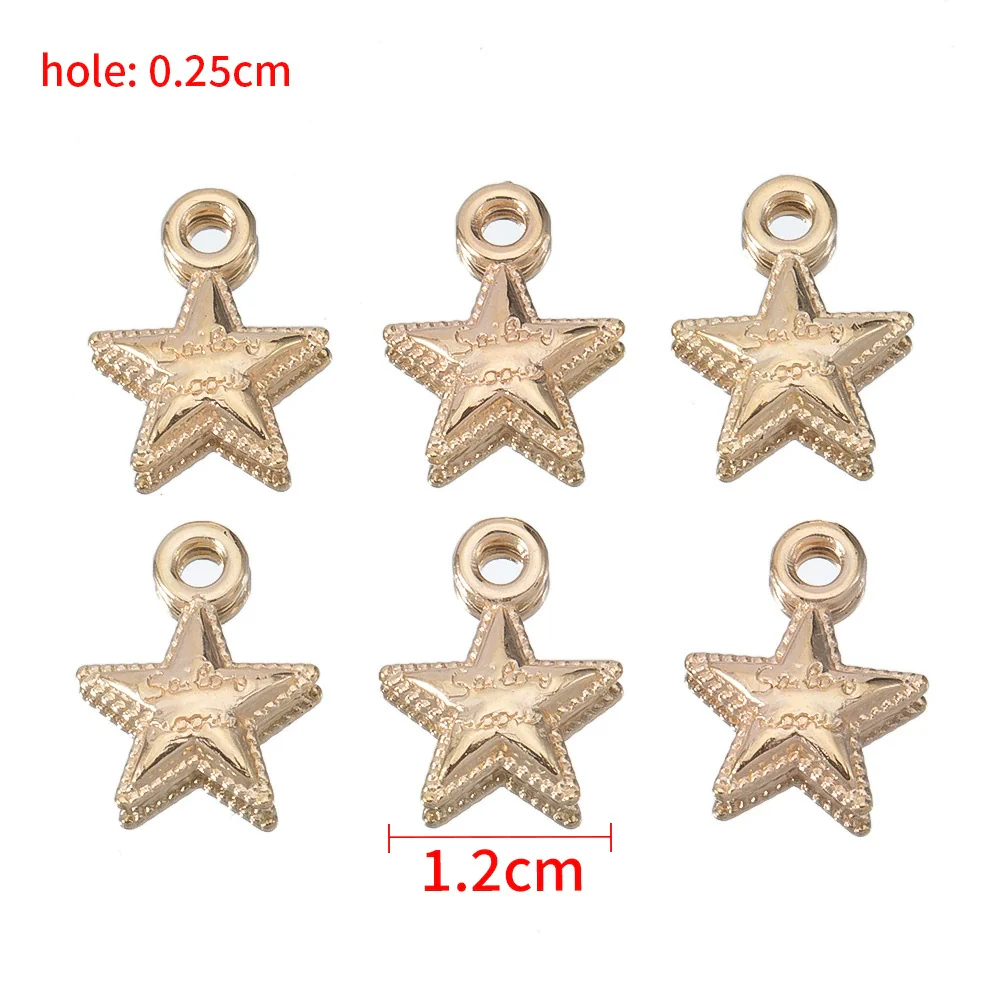 Plastic Resin Handmade Beaded Jewelry With Fivepointed Star Shell Starfish Pendant Cartoon Festive Style Electroplated - Image 12