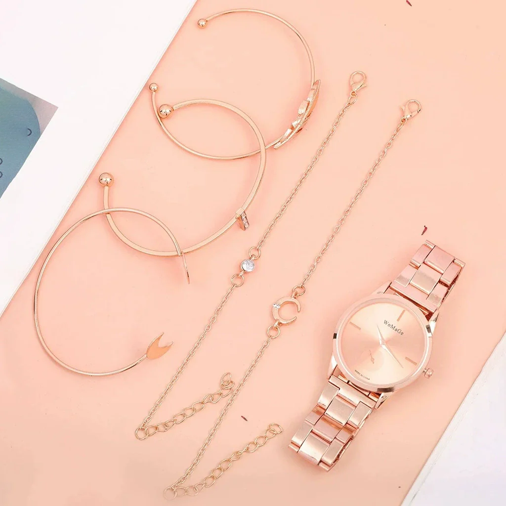 Popular Women's Alloy Fashion Quartz Wristwatch With Round Dial - Image 3