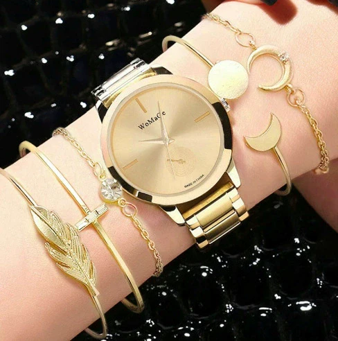 Popular Women's Alloy Fashion Quartz Wristwatch With Round Dial - Image 6