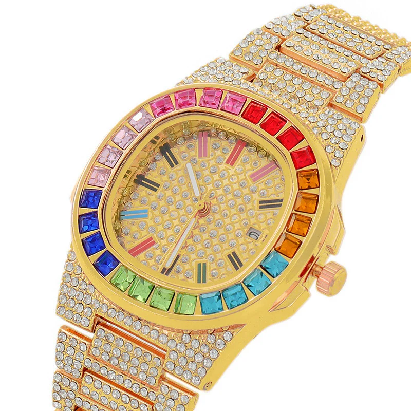 Popular Women's Alloy Square Dial Diamond Watch - Image 2