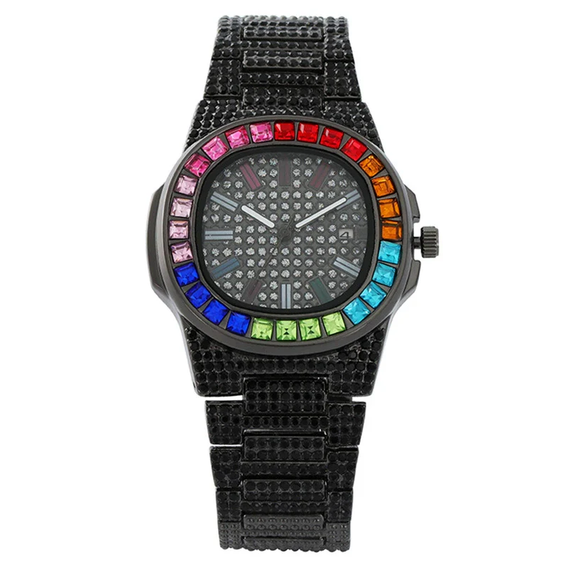 Popular Women's Alloy Square Dial Diamond Watch - Image 4