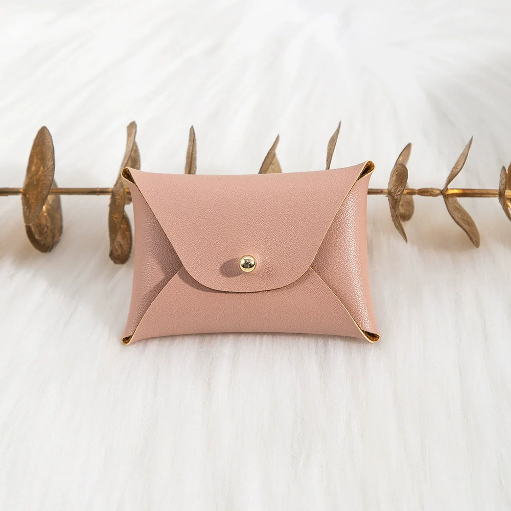 Pu Imitation Leather Jewelry Storage Bag For Ring And Necklace Packaging - Image 10