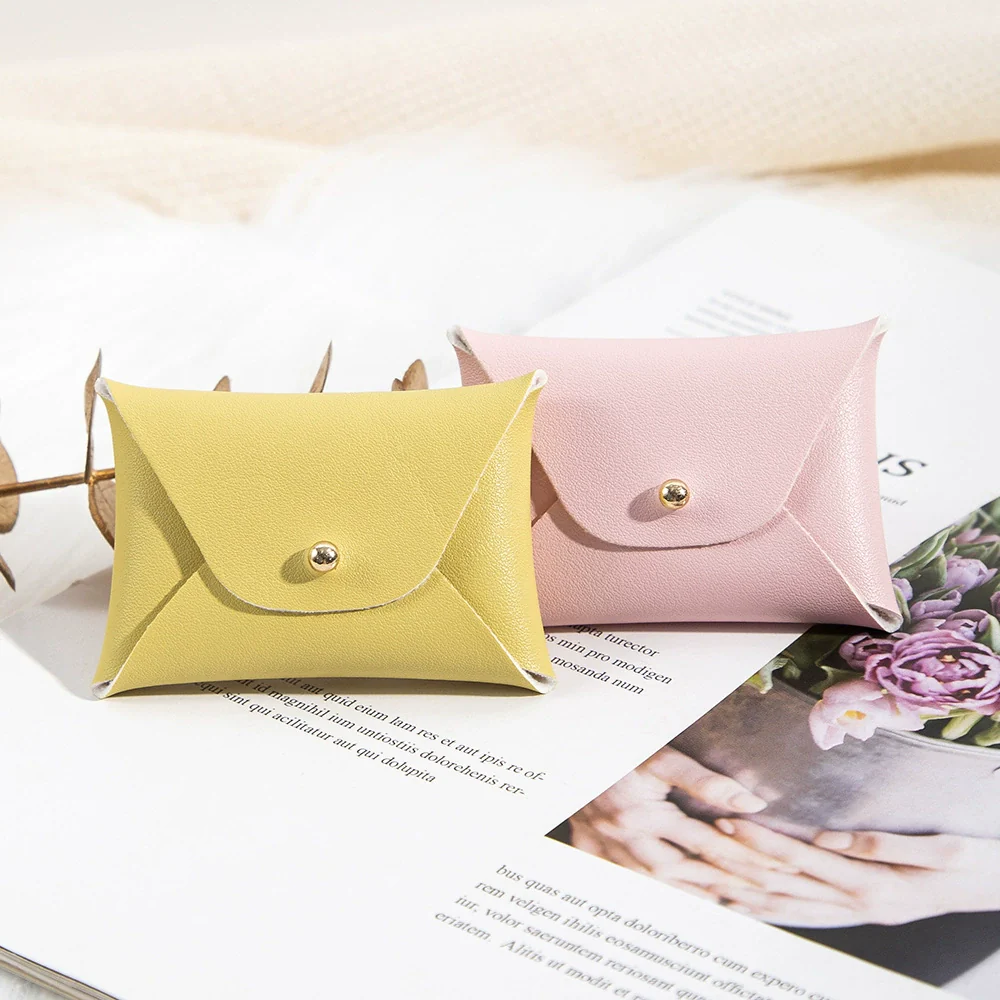 Pu Imitation Leather Jewelry Storage Bag For Ring And Necklace Packaging - Image 2