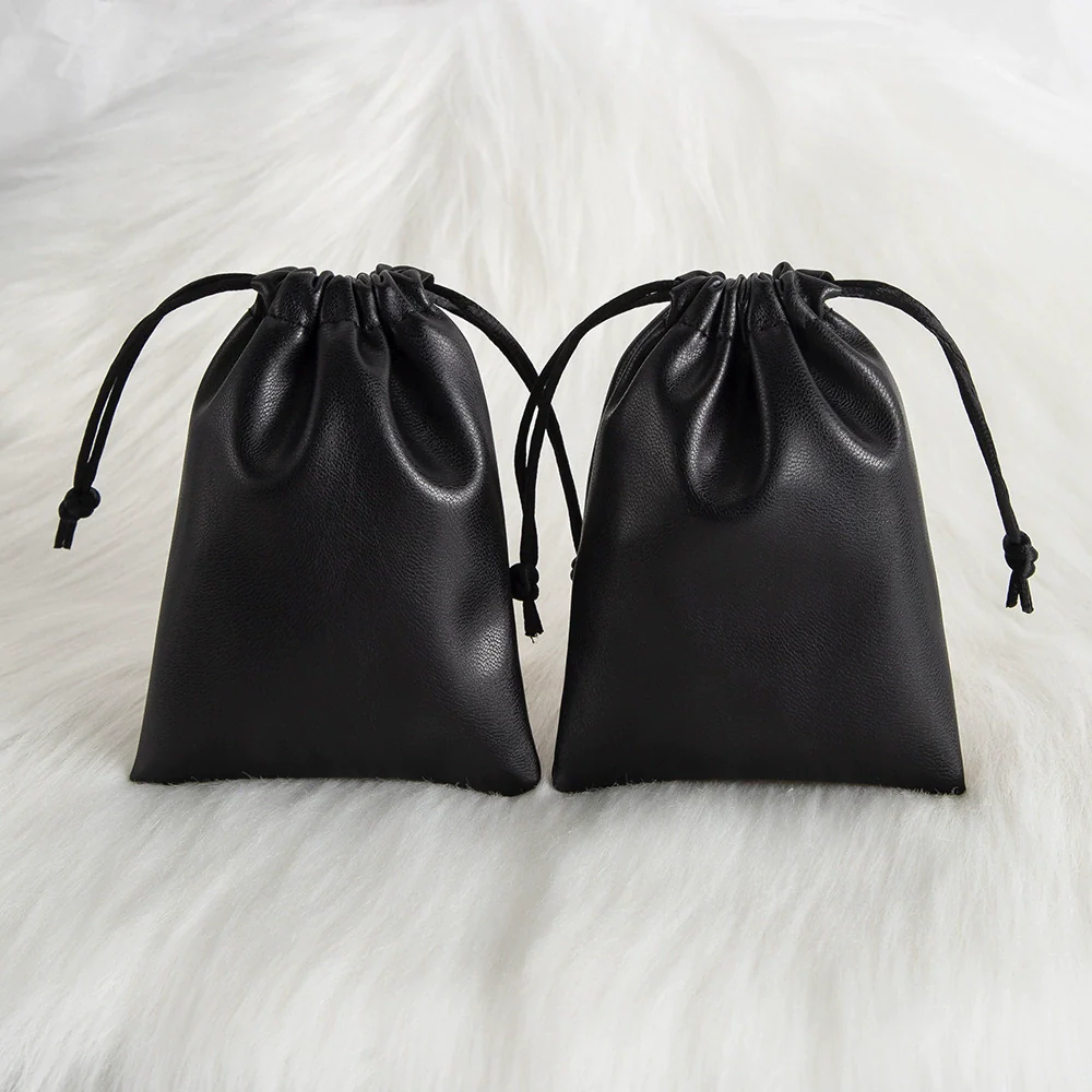 Pu Leather Jewelry Storage Bag Drawstring Packaging Bag - Image 5