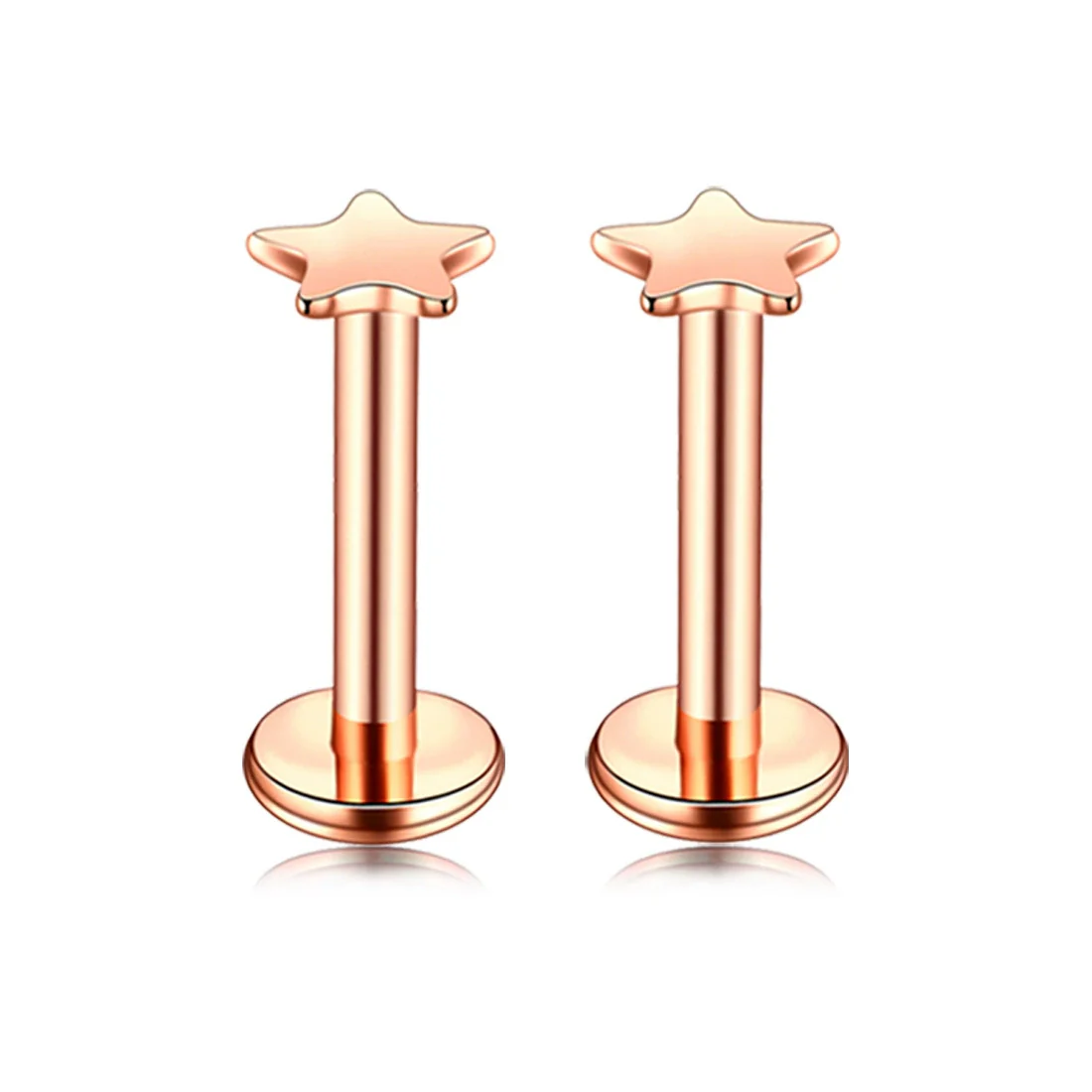 Puncture Jewelry Stainless Steel Heartshaped Lip Nail With Zircon And Electroplating Treatment - Image 15