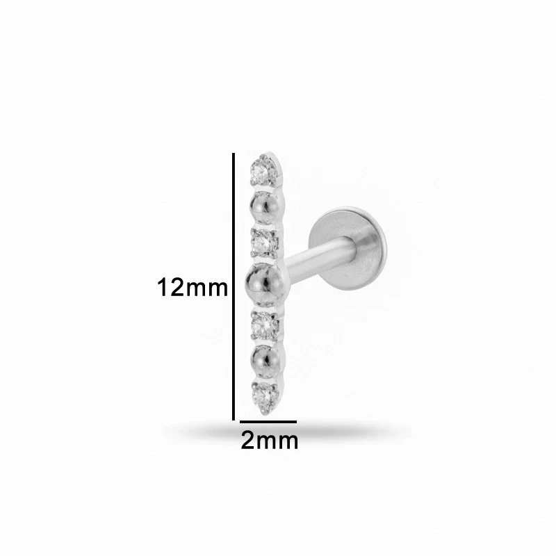 Puncture Jewelry Titanium Alloy Drop Shape Electroplated For Women - Image 18