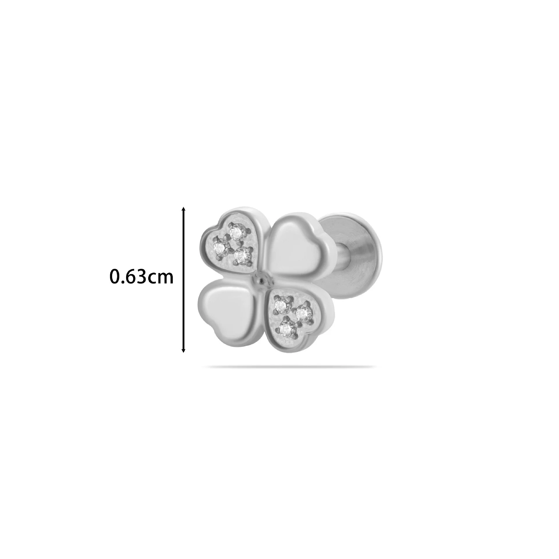 Puncture Jewelry Titanium Alloy Flower Style Electroplated For Women - Image 13