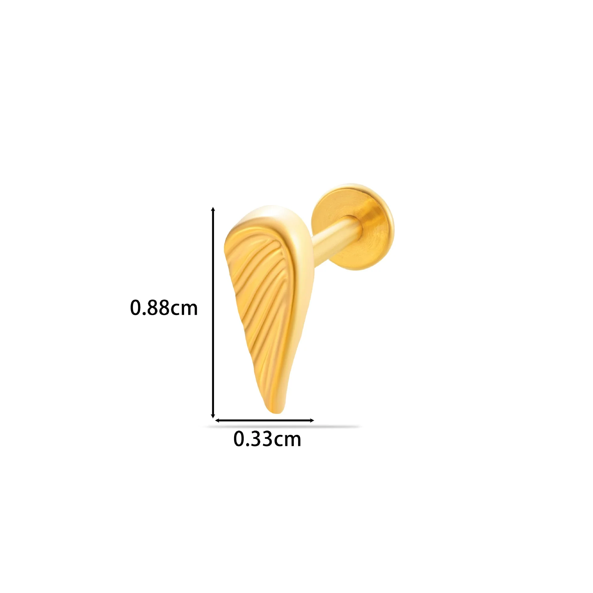 Puncture Jewelry Titanium Alloy Flower Style Electroplated For Women - Image 14