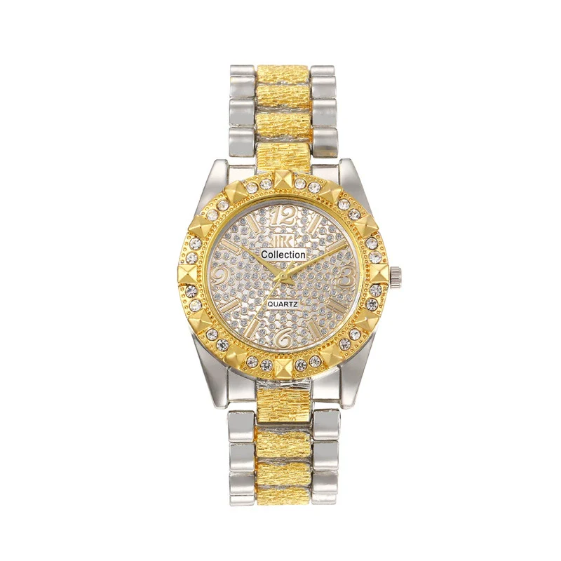 Quartz Watch Alloy Strap Iron Buckle Round Dial Fashion Style For Men And Women - Image 3