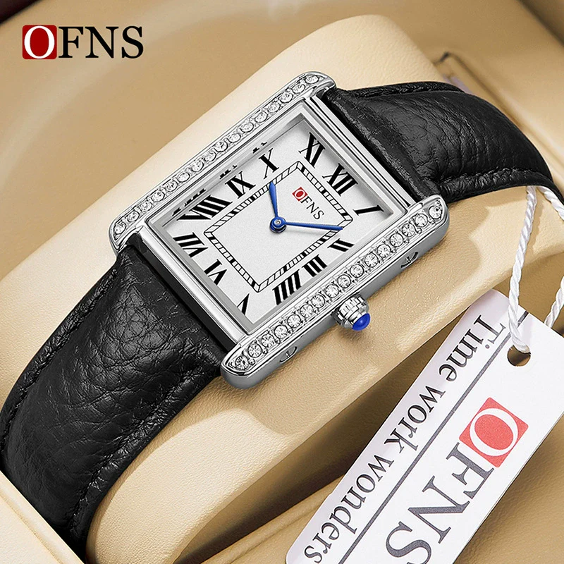 Quartz Watch Square Dial Alloy Alloy And Stainless Steel Allmatch Fashion Business Waterproof Couple Watch