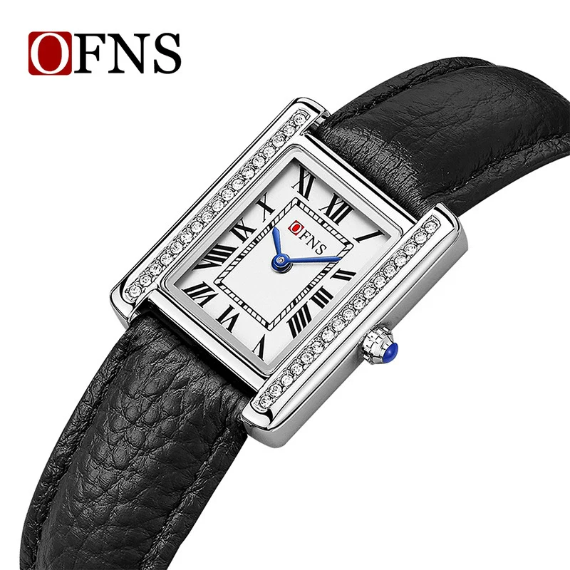 Quartz Watch Square Dial Alloy Alloy And Stainless Steel Allmatch Fashion Business Waterproof Couple Watch - Image 2