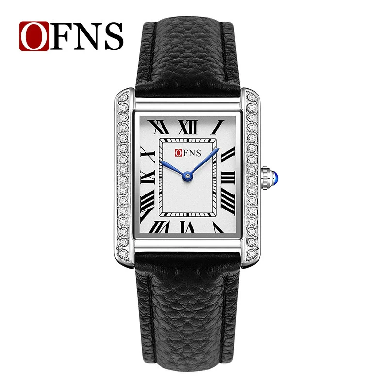 Quartz Watch Square Dial Alloy Alloy And Stainless Steel Allmatch Fashion Business Waterproof Couple Watch - Image 4