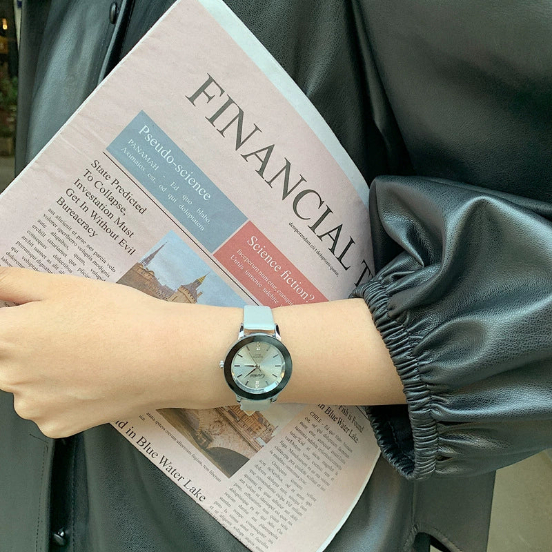 Quartz Watch Zinc Alloy Case Imitation Leather Strap Round Dial For Men And Women Couples - Image 6