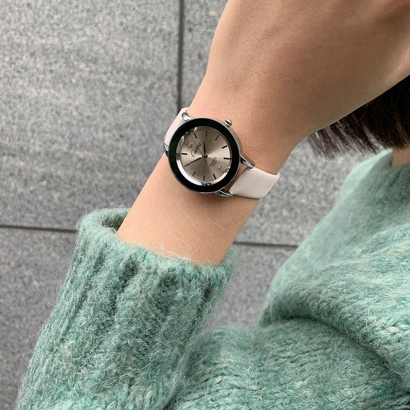 Quartz Watch Zinc Alloy Case Imitation Leather Strap Round Dial For Men And Women Couples - Image 8